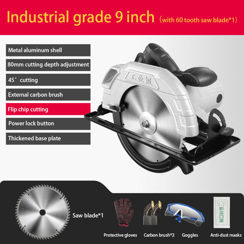9in/2200W avec lames de scie