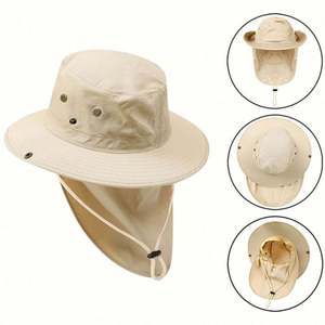 Chapeau Bob Personnalisable pour Camping et Pêche avec Cache-Visage, Protection Solaire Unisexe, Utilisation Quatre Saisons, Idéal pour Fêtes et Ski - Product Image 5
