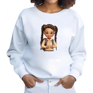 Lịch Sử Màu Đen Cô Gái Nhiệt Truyền Nhiệt Dán DIY Một Mức Độ Có Thể Giặt Sắt Trên Các Bản Vá Lỗi Cho Quần Áo Tôi Là Màu Đen histroy - Product Image 2