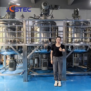 Tùy chỉnh cắt cao homogenizing trộn Tank hút chân không nhũ hóa <span class=keywords><strong>homogenizer</strong></span> Emulsifier Mixer mỹ phẩm kem/Thuốc mỡ 50L - Product Image 2