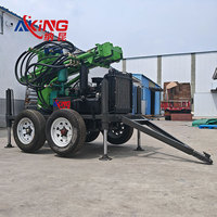 Machine de forage de roche portable pour puits d'eau, profondeur 230 mètres, équipement de forage de puits