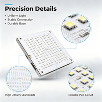 Panneau LED SMD personnalisé, carte PCB en aluminium, matériau de base FR4, épaisseur 1,6 mm, taille personnalisée, équipement de rétroéclairage pour boîtier de lampe