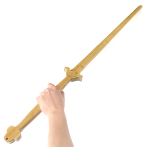 Arts martiaux pratique pleine épée de bambou épée de style chinois Style chinois nouveaux cadeaux pour la maison 51.2in/130CM - Product Image 2