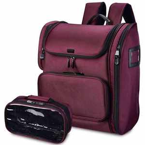 Bolsa <span class=keywords><strong>de</strong></span> Maquillaje Profesional Personalizada, Impermeable, Multifuncional, <span class=keywords><strong>de</strong></span> Gran Capacidad, Mochila Cosmética para Viajes, <span class=keywords><strong>Trabajo</strong></span> y Actividades al Aire Libre - Product Image 2