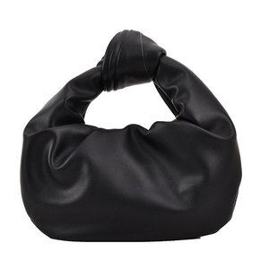 Trendy Fashion Lady Half <strong>Round</strong> <strong>Bags</strong> Cute Wrinkle Mini Handbag for Women - Product Image 1
