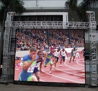 Tableau d'affichage de basket-ball P3.91 P4.81 Football Score Outdoor DJ Location LED Mur vidéo LED Panneau LED étanche Écran numérique Panneau de signalisation