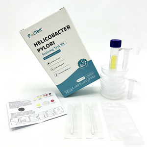 น้ำยาตรวจหาเชื้อเอชไพโลไร ความแม่นยำสูง ได้รับมาตรฐาน CE ISO FSC ผลิตตามคำสั่งซื้อ (OEM) ใช้กับ<span class=keywords><strong>น้ำลาย</strong></span> ใช้งานง่าย 1-50 <span class=keywords><strong>การ</strong></span>ทดสอบ - Product Image 3