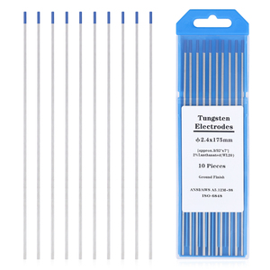 Electrodo de tungsteno equipo de soldadura de 10pcs azul cabeza Lanthanated 175mm TIG de aguja varilla de tungsteno Pin de soldadura - Product Image 1