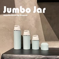 Botol Losion harga rendah bahan PP botol tanpa udara 50ml 100ml dan 150ml untuk kemasan plastik perawatan kulit