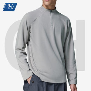 <span class=keywords><strong>Camiseta</strong></span> Térmica de Manga Larga <span class=keywords><strong>con</strong></span> Media Cremallera y Doble Forro Polar para <span class=keywords><strong>Hombre</strong></span>, <span class=keywords><strong>Camiseta</strong></span> Deportiva de Entrenamiento y Senderismo - Product Image 1