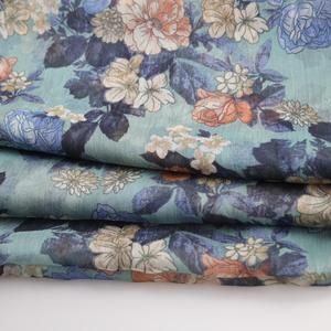 Coréen Belle Lumière En Crêpe de <span class=keywords><strong>Soie</strong></span> Imprimé Floral Imprimé En Mousseline De <span class=keywords><strong>Soie</strong></span> Georgette Tissu Pour Robe - Product Image 6
