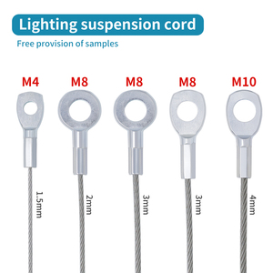 Câble en acier à haute résistance de 3,0 mm avec extrémités à double œillet pour levage sécurisé, hoisting et usage industriel. - Product Image 1