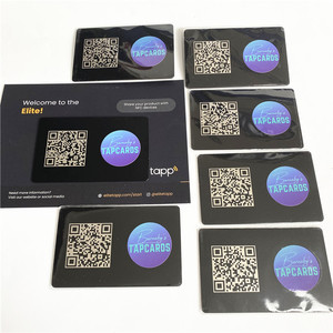 Không thấm nước đọc viết thông minh iso14443a sang trọng có thể ghi phương tiện truyền thông xã hội chia sẻ kim loại thẻ kỹ thuật số NFC - Product Image 6