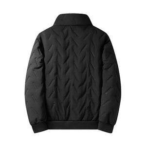 Giacca Invernale da Uomo Spessa e Calda per Esterni a Prezzi Ragionevoli, Giacca in Cotone Imbottita Taglie Forti, Giacca Larga in Pile con Collo Alto - Product Image 3