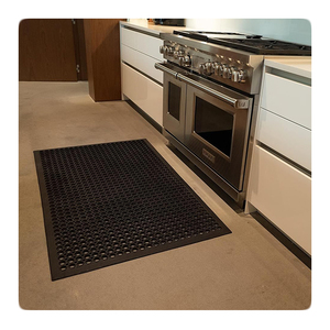 Alfombrillas de goma Restaurante Cocina Alfombrillas de drenaje de goma antifatiga - Product Image 4