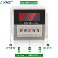 Relais temporisé miniature programmable à affichage numérique haute puissance avec fonction de réinitialisation et plage de réglage large, compatible avec une large gamme de tensions