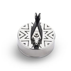 Difusor de Coche Plateado con Esmalte Suave, Recuerdo de Aniversario, con Caja - Product Image 3