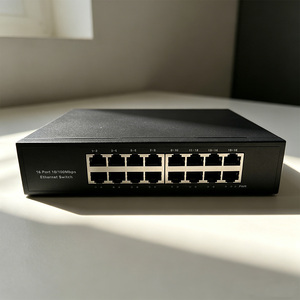 YidoSwi ND-821-16TX Switch <span class=keywords><strong>Ethernet</strong></span> Rápido de 16 Puertos 10/100Mbps, Puertos RJ45 MDI-MDIX, Diseño Apilable Full-Duplex y Half-Duplex, 3.2Gbps - Product Image 3