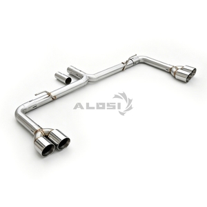 Embouts d'échappement à quatre branches antirouille pour hayon <span class=keywords><strong>Audi</strong></span> <span class=keywords><strong>A3</strong></span> 8V 1.8T 2.0T 2014-2020 – Composant d'échappement au look sport agressif - Product Image 5