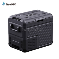 Livraison gratuite aux États-Unis, réfrigérateur portable et mini-réfrigérateur de voiture 24V 12V 40L, réfrigérateur-congélateur portable à compresseur pour voiture