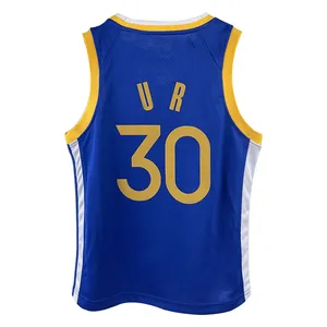 Klassieke Basketbal Omkeerbare Jersey Uniform Design Stof 2023 Jeugdbasketbal Privé-Uniformsets