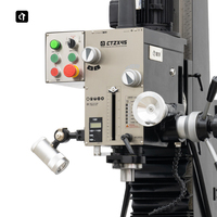 CTZX45, fresadora de escritorio CNC de grado Industrial, inversor trifásico, versión, máquina roscadora de motor central incluida R8