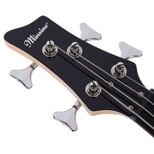 <strong>Bassi</strong> Electric with Elm Body Elm Back and Sides Maple Neck Rosewood Fingerboard for Learners 4 String 24 Frets - Product Image 2