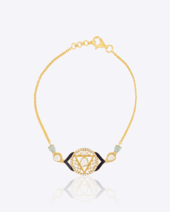 Third Eye Chakra <b>Bracelet</b> Spiritual <b>Healing</b> <b>Bracelet</b> Energy Balance <b>Bracelet</b> Designer Yoga Jewelry Mystical Fashion <b>Bracelet</b> - Product Image 3