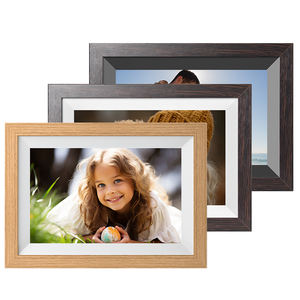Marco de Fotos Digital WiFi de 10 Pulgadas de Madera MDF con Pantalla Táctil IPS, <span class=keywords><strong>Calendario</strong></span> Familiar Inteligente a través de la Aplicación Frameo, Venta al por Mayor - Product Image 1
