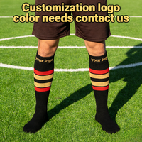 Chaussettes de compression pour mollets – Échantillon gratuit pour l'entraînement en extérieur – Fil anti-humidité – Réduit la fatigue – Lettres personnalisables