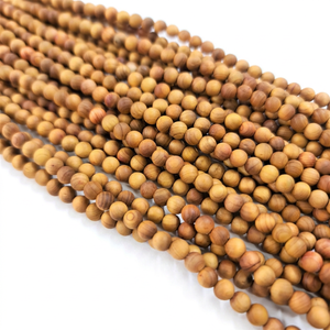 Traditional Meditation Mala 108 Wooden Carving Beads for Yoga Jewelry 20mm Natural Colorful Round Wood Beads for Jewelry Making - Product Image 1
