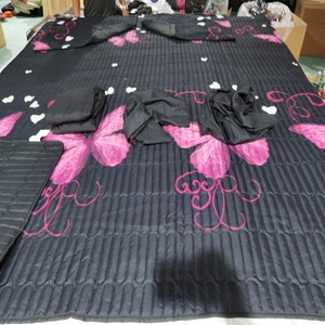 ผ้าคลุมเตียงพิมพ์ลายชุด6ชิ้นรวมผ้าห่มหนึ่งผืนผ้าปลอกหมอน2ใบและปลอกหมอน - Product Image 4