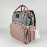Sacs à Langer Personnalisés pour Maman, Sac à Dos avec Station de Change, Grand Sac avec Lit Bébé Pliable, Maternité Maman Couches