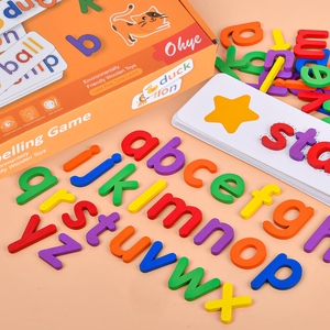 Juguetes Educativos para la Primera Infancia, Tarjetas con Letras en Inglés, Juego de Asociación de Palabras, Divertido Juego de Palabras para Practicar la Ortografía - Product Image 4