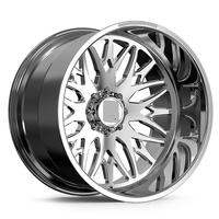 Jantes de camion forgées sur mesure SL 28X16 22X14 28X14 26X16 Super Single Deep Concave Polished avec 8X170 8X180 pour GMC Sierra 2500