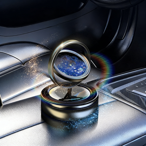 Ambientador de Coche con Energía Solar, Estilo Moderno, Adorno de Perfume para el Tablero, Arena Dinámica Fluida, Fragancia de Arenas Movedizas, Aromaterapia - Product Image 1