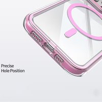 Vente en gros d'accessoires de téléphonie mobile pour iPhone 15 16 17 Pro Max Housse transparente de luxe