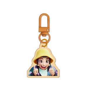 Mèo màu xanh xung quanh quyến rũ túi dễ thương K-POP Thợ Săn Quỷ trong suốt Acrylic Mặt dây chuyền Keychain - Product Image 5