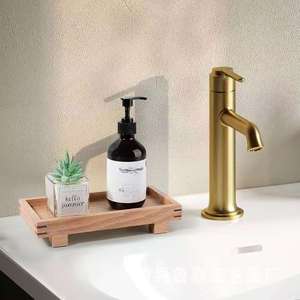 Solid Wood Storage <b>Tray</b> Rectangle Multifunction Desktop Organizer For <b>Perfume</b> Bottle Washbasin Plant Stand - Product Image 3