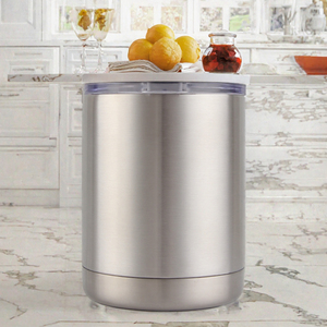 Gobelet isotherme en acier inoxydable 304 à double paroi, tasse à café, verre à vin, pour boissons chaudes et froides, idéal pour les voyages - Product Image 2