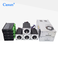 Kit CNC de 4 Ejes, Motor Paso a Paso NEMA23 + Controlador de Motor + Fuente de Alimentación Conmutada