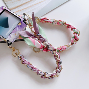 สร้อยข้อมือดอกไม้สดเข้ากันได้กับเคสโทรศัพท์พับได้สำหรับ <span class=keywords><strong>Samsung</strong></span> Z <span class=keywords><strong>flip</strong></span> <span class=keywords><strong>3</strong></span>/4/5/6 VIVO Huawei Xiaomi OPPO - Product Image 6