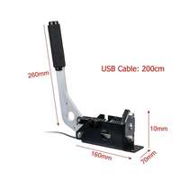Frein à main USB pour PC Windows pour jeux de simulation de course G25 G27 G29 T500 T300 FANATECOSW DIRT RALLY AG3502