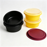Conteneur alimentaire jetable en PP de qualité alimentaire, anti-effraction, 46 oz, compatible micro-ondes, avec couvercle verrouillable, multi-usages, pour livraison, sushi, pizza