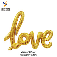 Ballons en feuille d'aluminium en forme de lettres de l'alphabet LOVE pour mariage et fête, tailles personnalisables et colorées, pour la Saint-Valentin et Noël