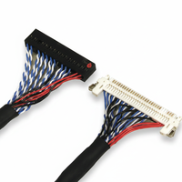 Kabel LCD/LED Panel FCP Lvds OEM Kabel Layar LCD Kustom Kabel Layar LCD Ganda 8 Kawat FIX-30P