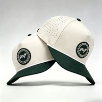 Gorra de Golf Personalizada con Visera Magnética, Soporte para Tees, Cuerda Trenzada Perforada, Parche de PVC Impermeable con Logotipo, Cierre a Presión Deportivo