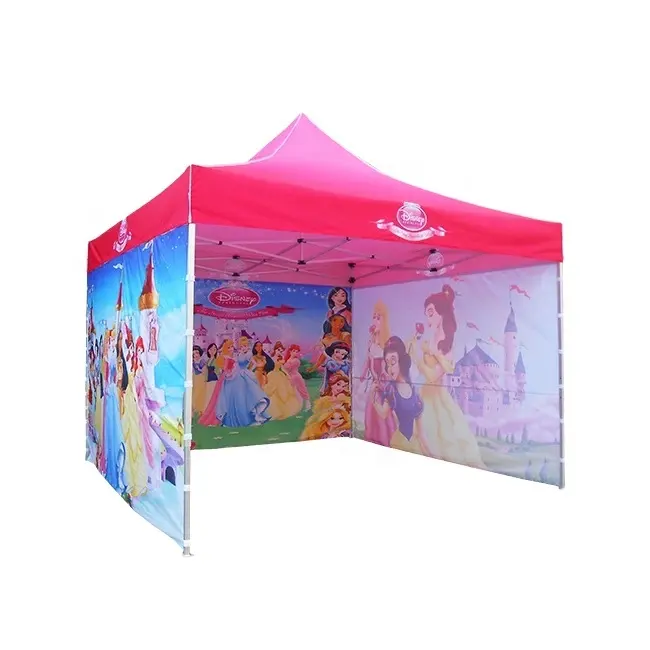 Harga pabrik iklan Logo pameran kanopi Gazebo luar ruangan Pop Up tenda pantai