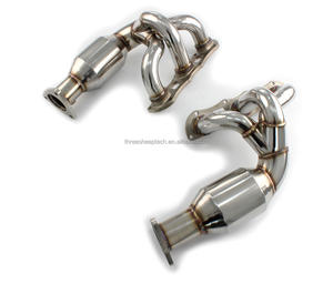 Colector de Escape Personalizado de Fábrica para <span class=keywords><strong>Porsche</strong></span> 911 <span class=keywords><strong>991</strong></span>.1 3.4 <span class=keywords><strong>3.8</strong></span>, Tubo de Escape, Sistema de Escape, Rendimiento de Auto de Carreras - Product Image 3