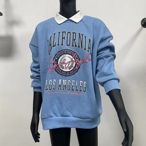 Nouveau design personnalisé pour femme : Sweat-shirt décontracté à manches longues, coupe oversize, imprimé lettres tie-dye, coupe-vent et écologique pour l'automne - Product Image 6